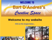 Tablet Screenshot of bartdandrea.com
